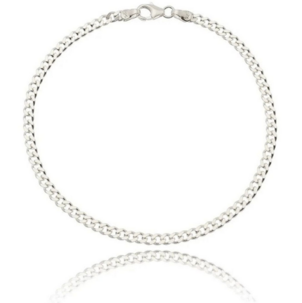 Pulseira Masculina de Prata 925 Grumet