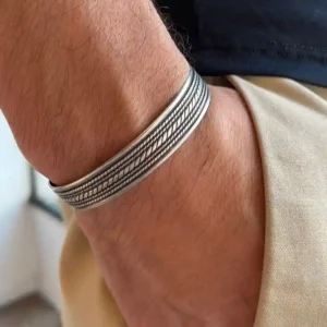bracelete-masculina-ajustavel-silver