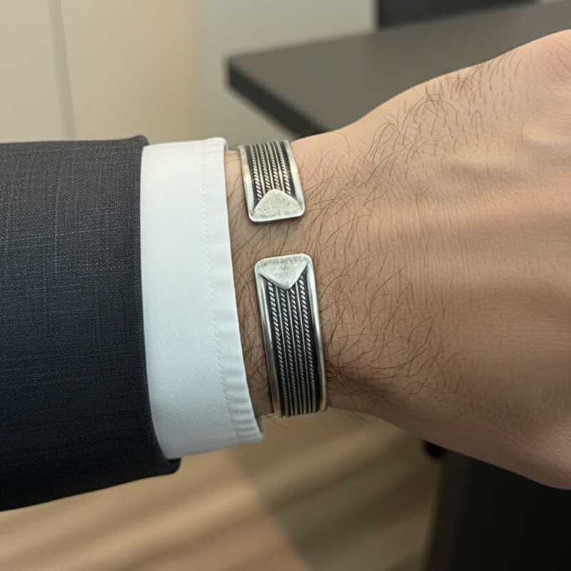 bracelete-masculino-silver-style_detalhe bracelete-masculino-silver-style_detalhe