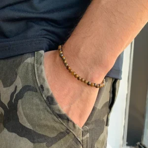 Pulseira Masculina Eyes of Tiger