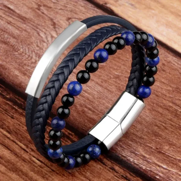 pulseira-masculina-de-couro-pedras-naturais-azul