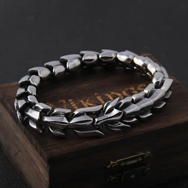 bracelete-viking-dragao-prata