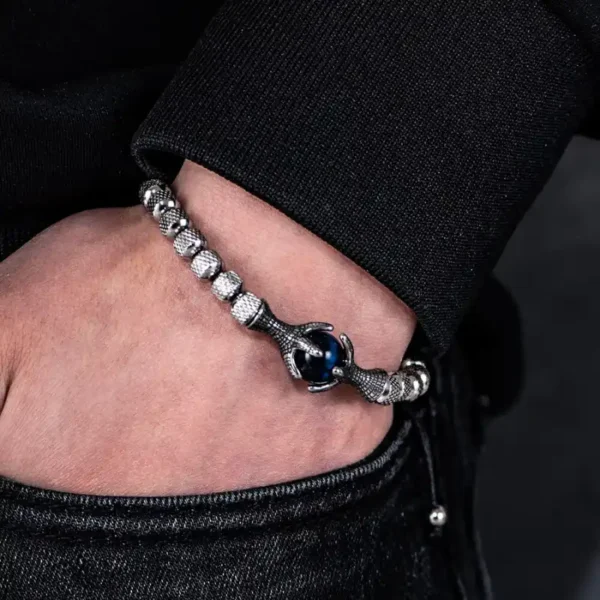 pulseira-masculina-pedra-azul-ajustavel