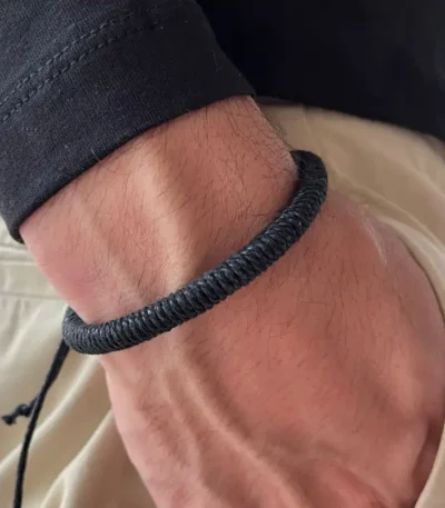 pulseira-masculina-minimal-preta