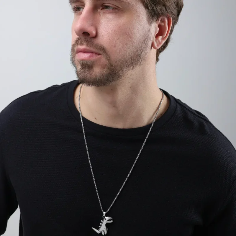 colar-dino-em-aco-inox-modelo colar-dino-em-aco-inox-modelo