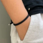 Pulseira Infantil Sallerno de Corda Preta