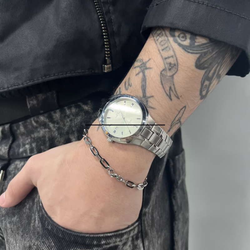 pulseira-jax-elocartier-em-aco-inox-prateado-detalhe pulseira-jax-elocartier-em-aco-inox-prateado-detalhe