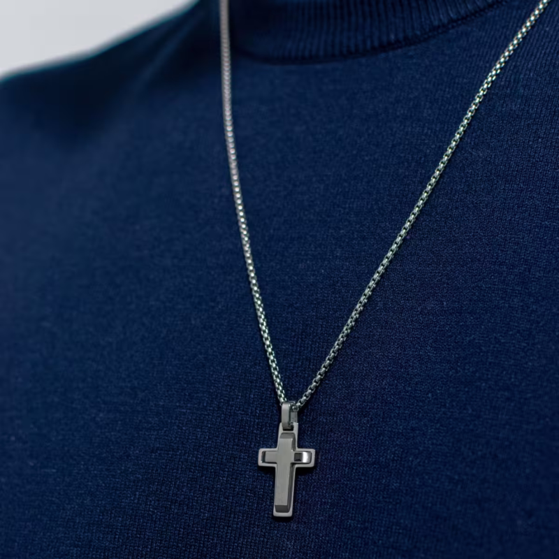 colar-aviv-com-cruz-em-aco-inox-prata colar-aviv-com-cruz-em-aco-inox-prata