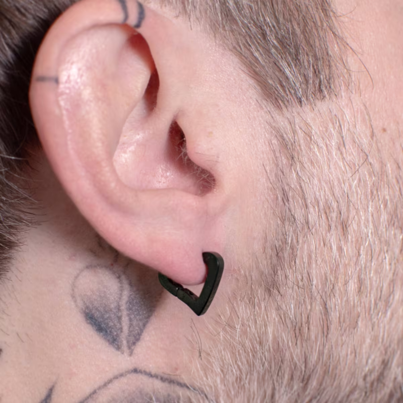 par-de-brincos-vezio-em-aco-inox-preto par-de-brincos-vezio-em-aco-inox-preto