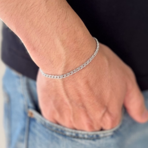 pulseira-dorian-com-aco-inox-elo-grumet-duplo-prateada