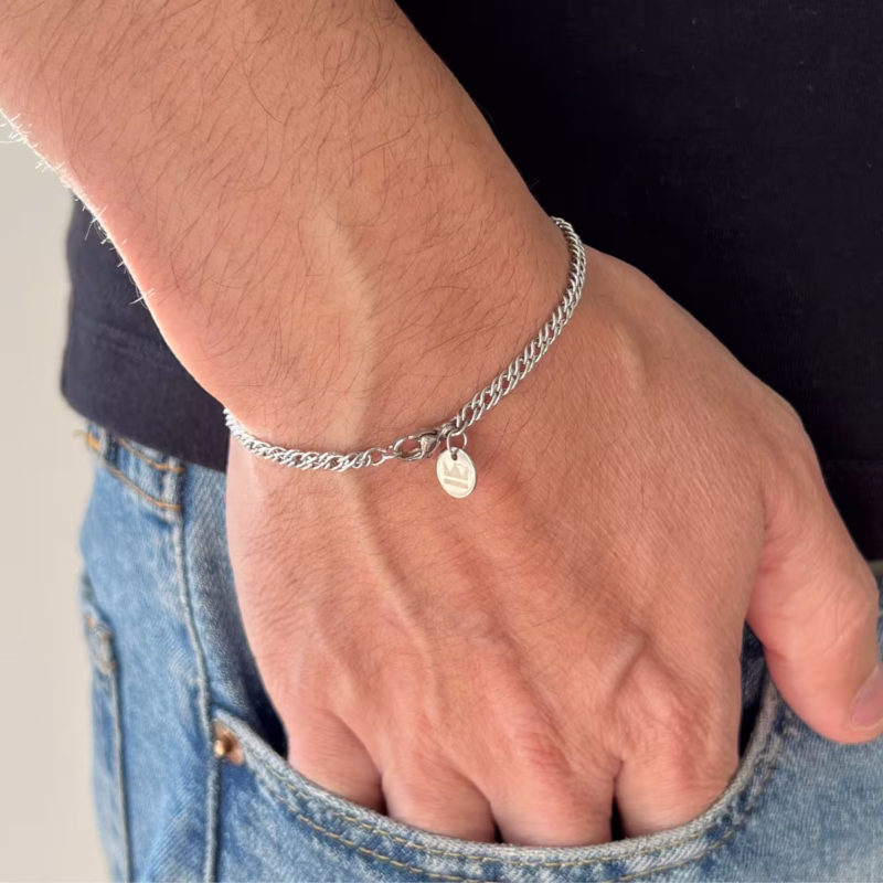 pulseira-dorian-com-aco-inox-elo-grumet-duplo-prateada-detalhe