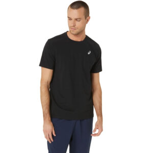 Camiseta ASICS Spiral Embroidery - Masculino - Preto
