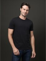 Camiseta Mc Basica Smooth Cotton - Preto Camiseta Mc Basica Smooth Cotton Preto
