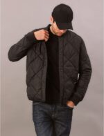 Jaqueta Masculina Bomber Reversível Calvin Klein - Preto Jaqueta Masculina Bomber Reversível Calvin Klein Preto