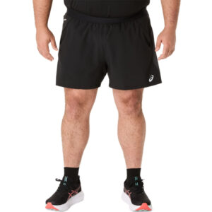 Shorts ASICS Road 5In - Masculino - Preto/Cinza